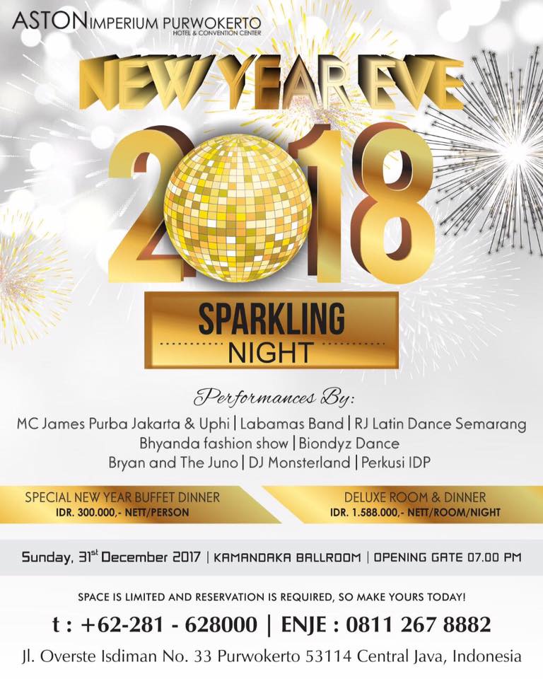NEW YEAR EVE 2018 SPARKLING NIGHT